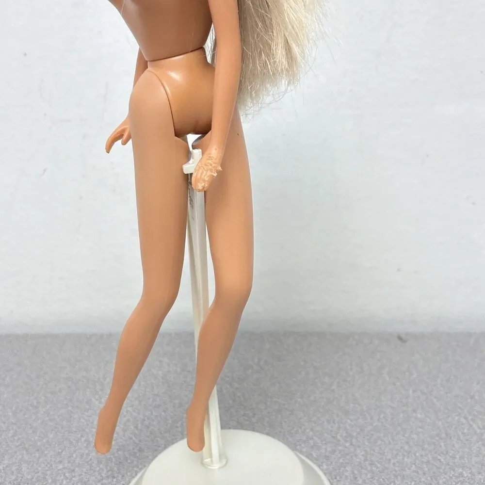 Vintage 1980’s Simba Steffi Love Doll , Nude, Long Blond Hair With Bangs, TNT